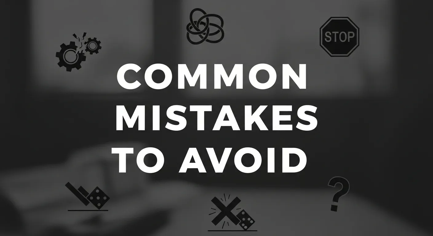 Common Mistakes to Avoid