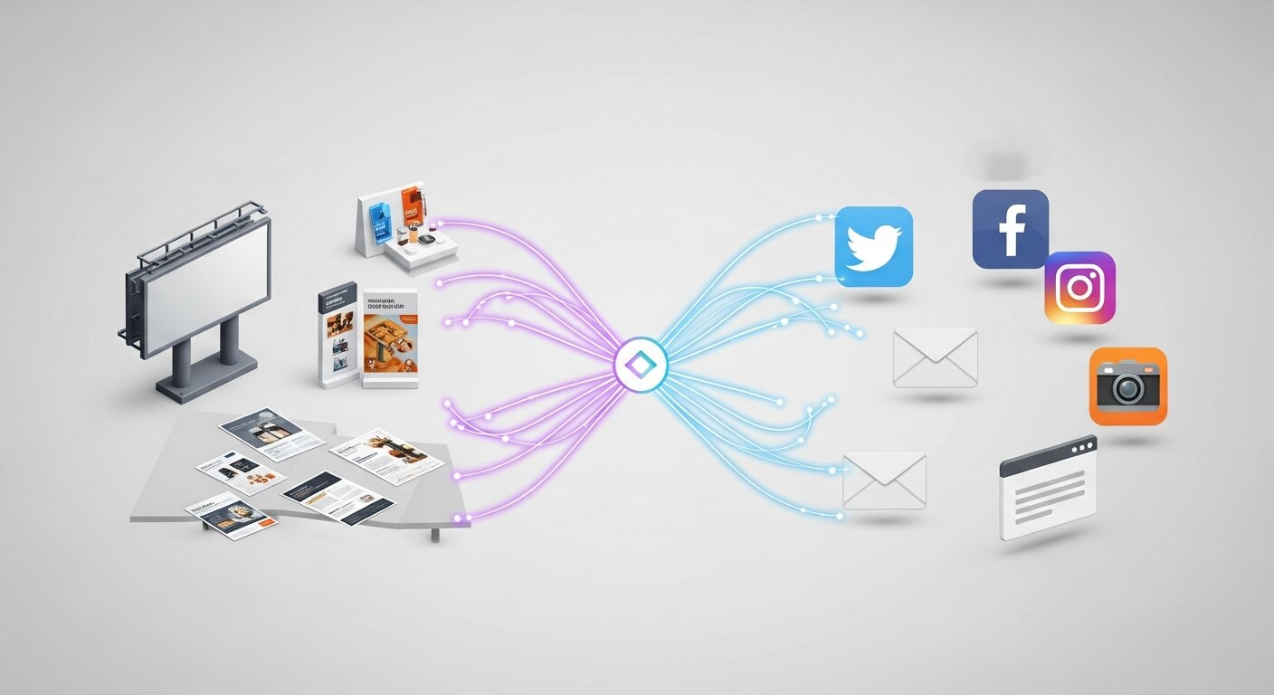 Connecting offline and online marketing attribution.