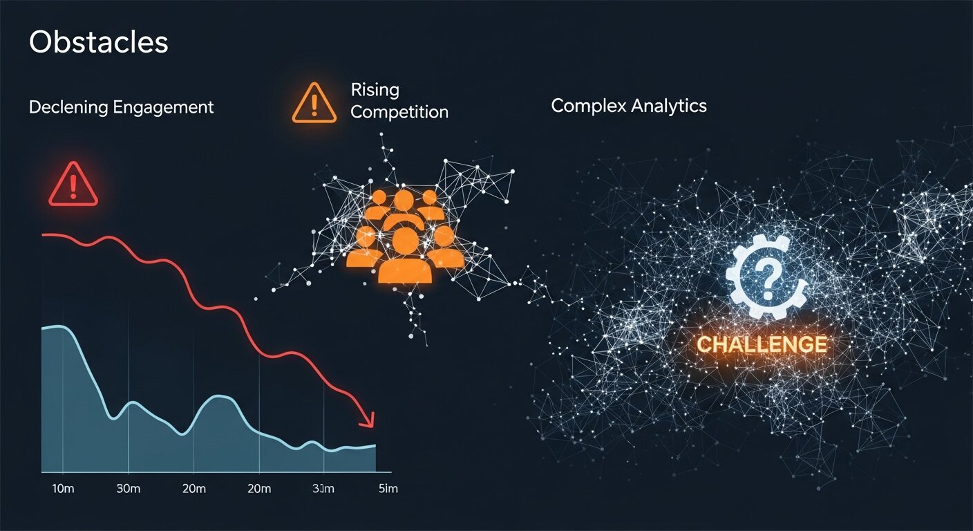 Challenges in digital marketing growth.