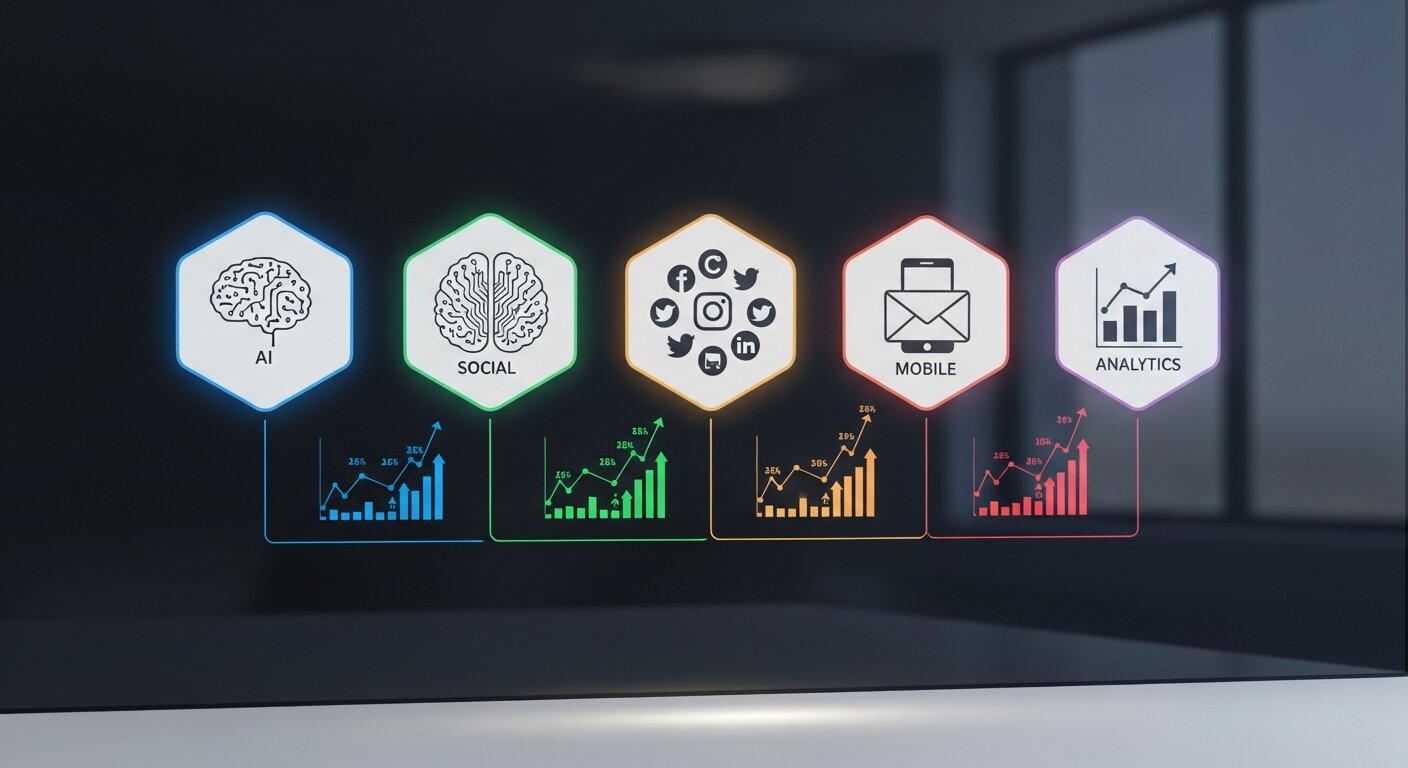 Key trends driving digital marketing growth.