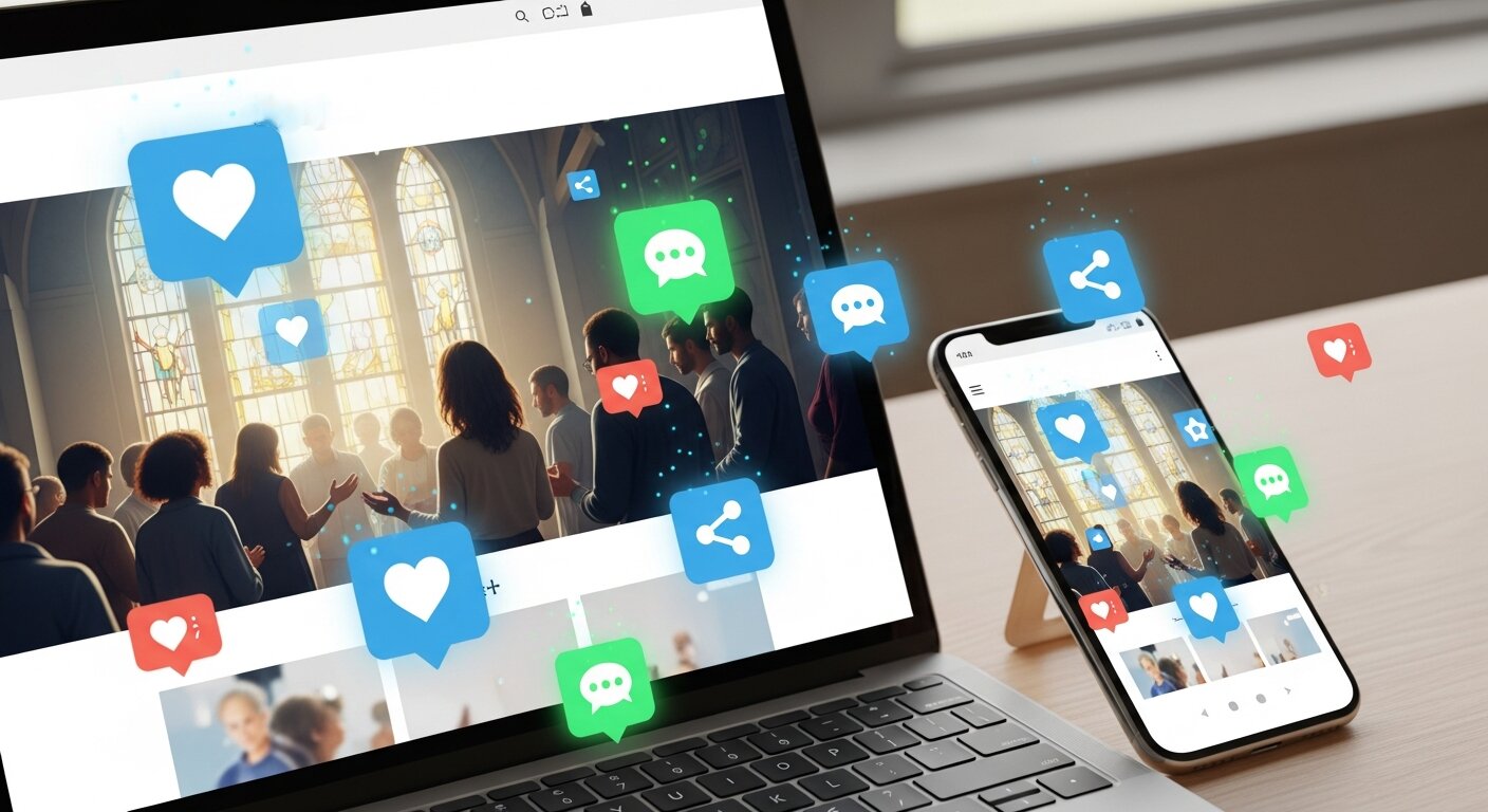 Church website engagement