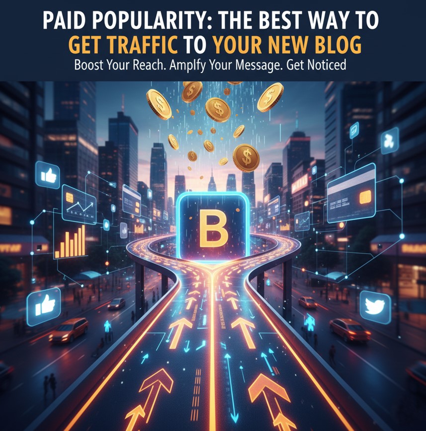 Paid Popularity: The Best Way To Get Traffic To Your New Blog