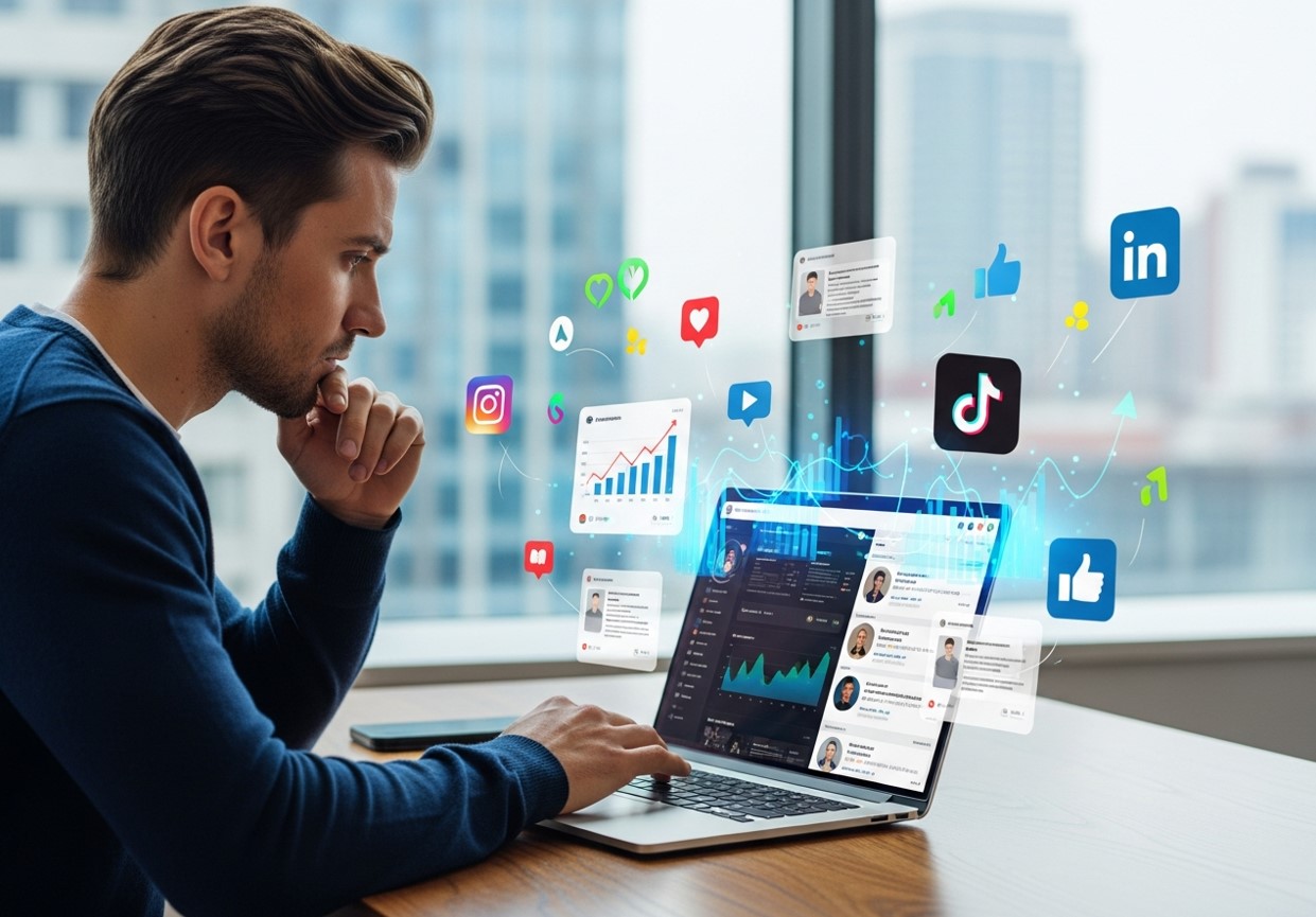 Optimizing Social Media Presence Through Freelancers