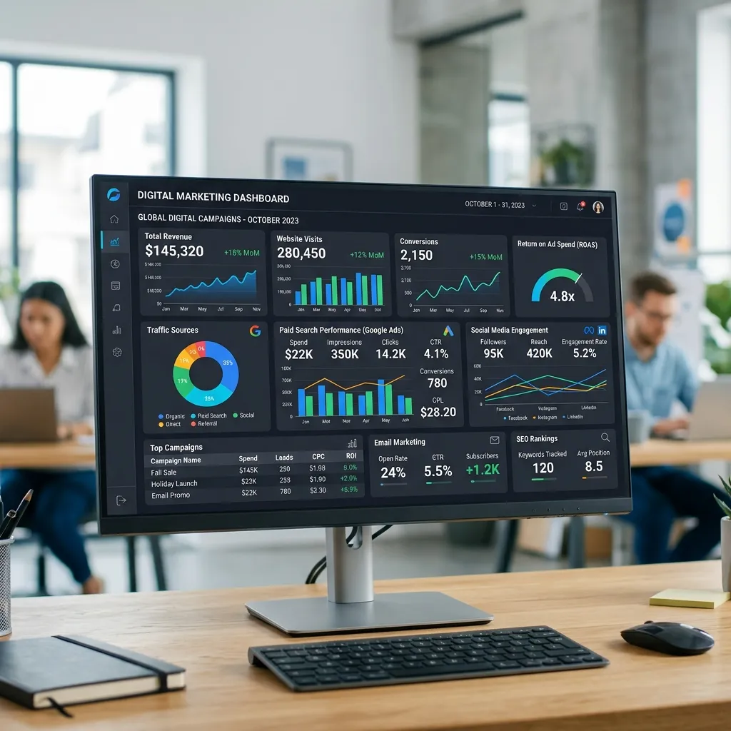 What is a Digital Marketing Dashboard