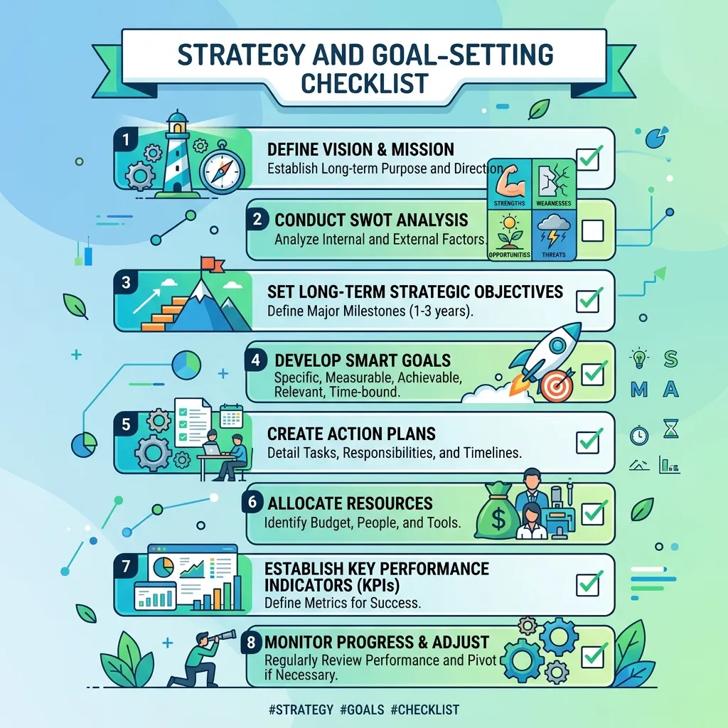 Strategy and Goal-Setting Checklist