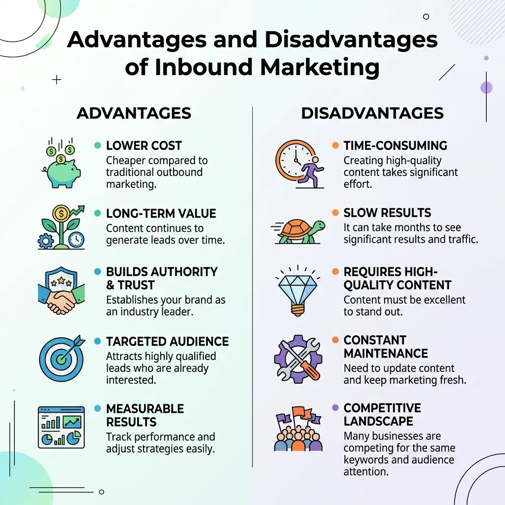 Advantages and Disadvantages of Inbound Marketing