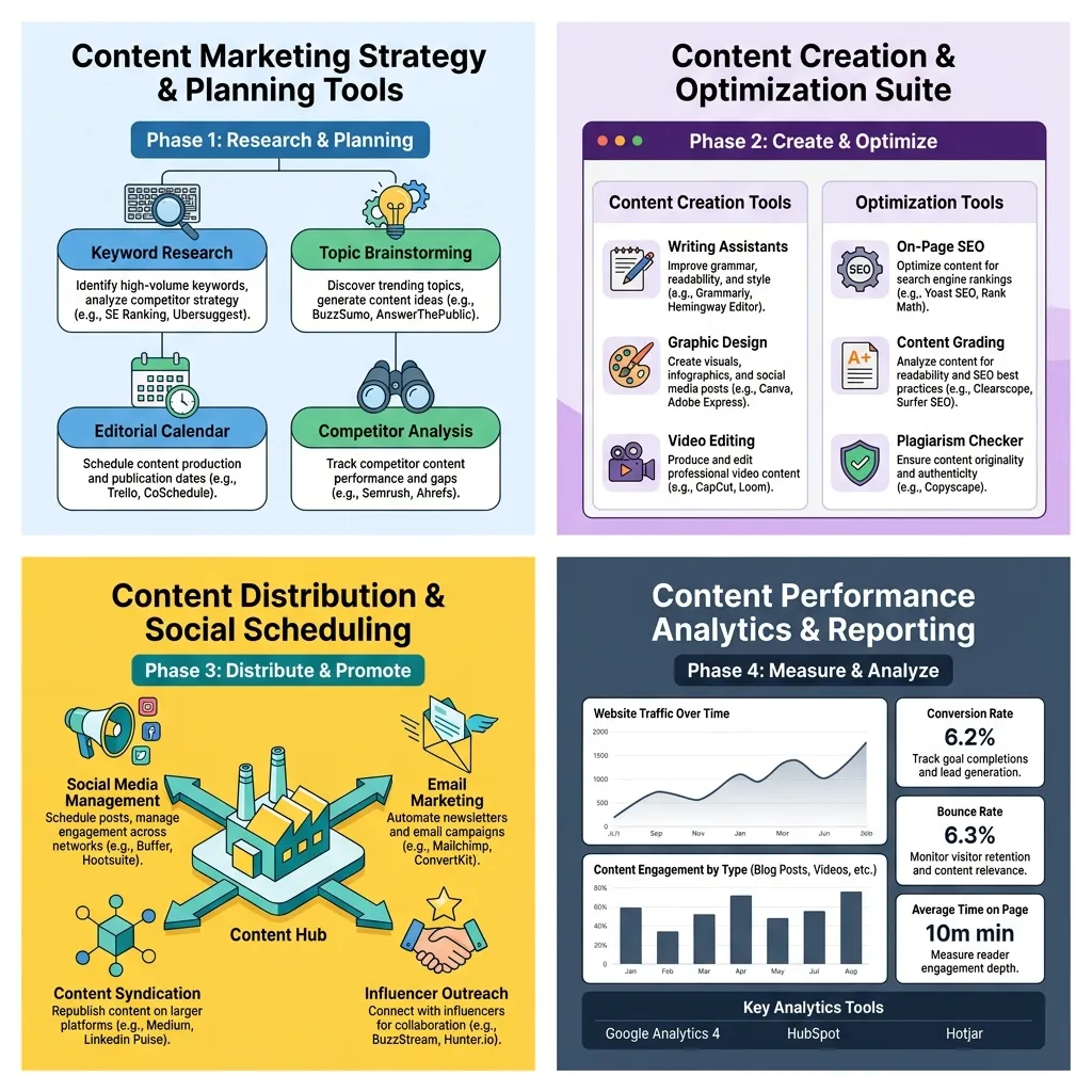 Best Digital Marketing Tools for Content Marketing
