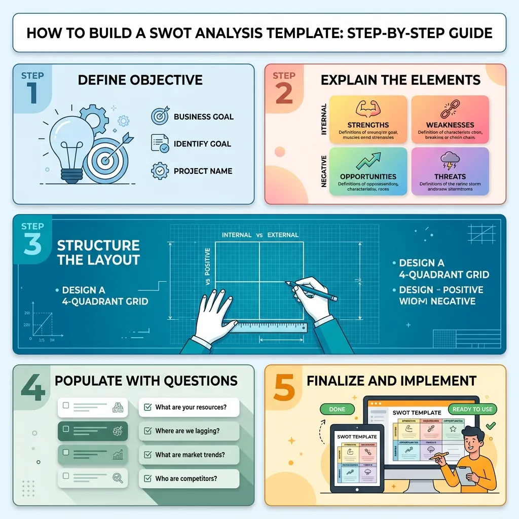 How to Build a SWOT Analysis Template Step-by-Step