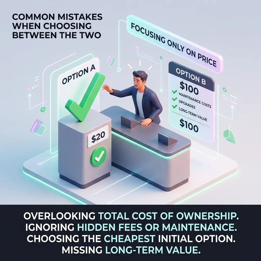 Common Mistakes When Choosing Between the Two