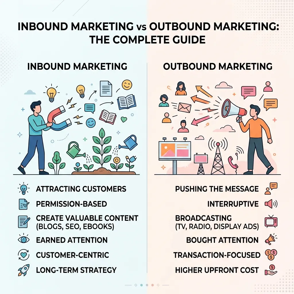 Inbound Marketing vs Outbound Marketing