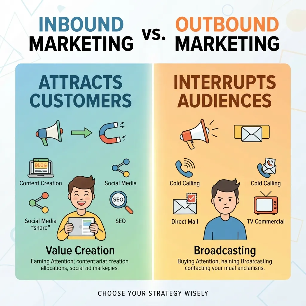 Inbound Marketing vs Outbound Marketing