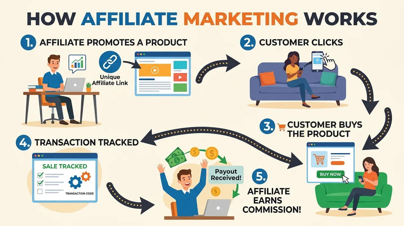 How Affiliate Marketing Works