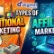 Types of Traditional Marketing and Affiliate Marketing